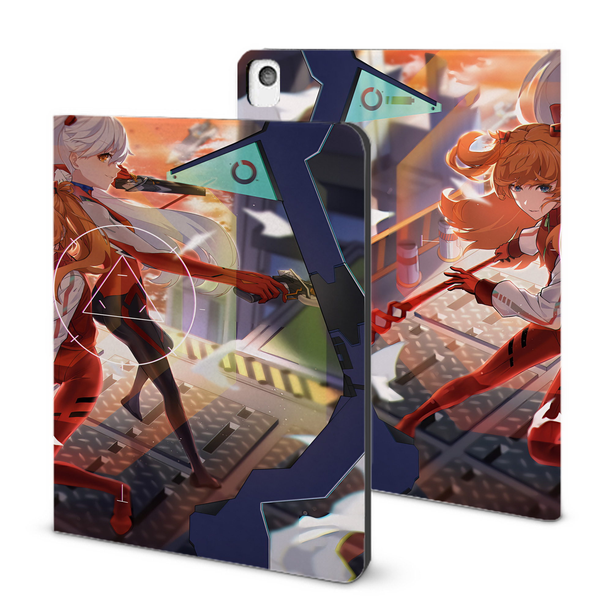 （画像用） EVA 新世紀エヴァンゲリオン IPadケース ペンホルダー付き ブックスタイルデザイン